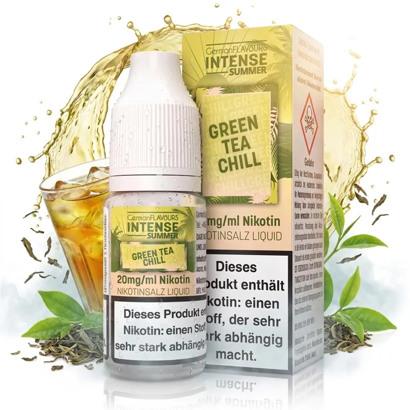 INTENSE SUMMER - Green Tea Chill Nikotinsalz Liquid
