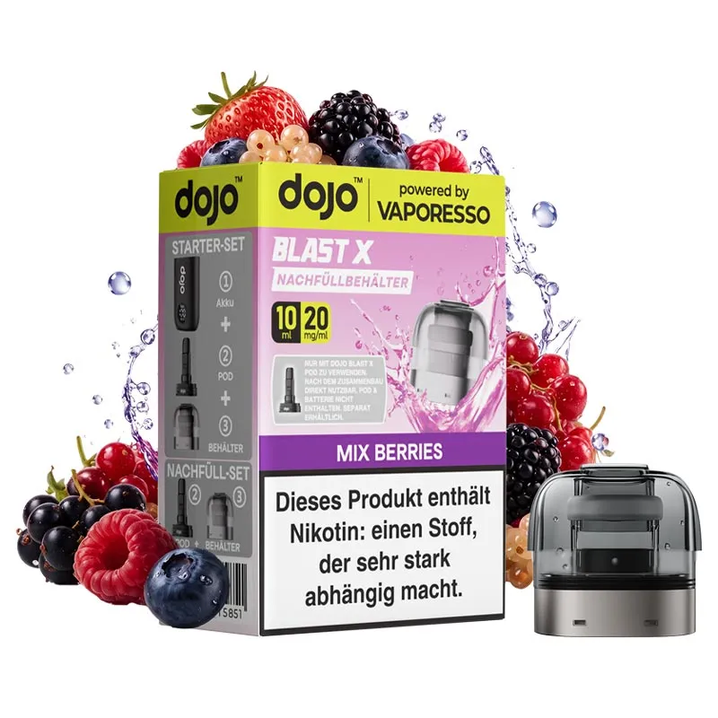 DOJO Blast X Refill Pod - Mix Berries