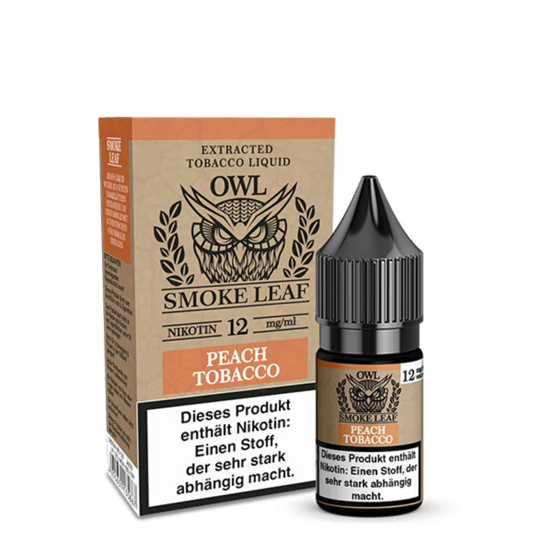 OWL SMOKE LEAF - Peach Tobacco Liquid