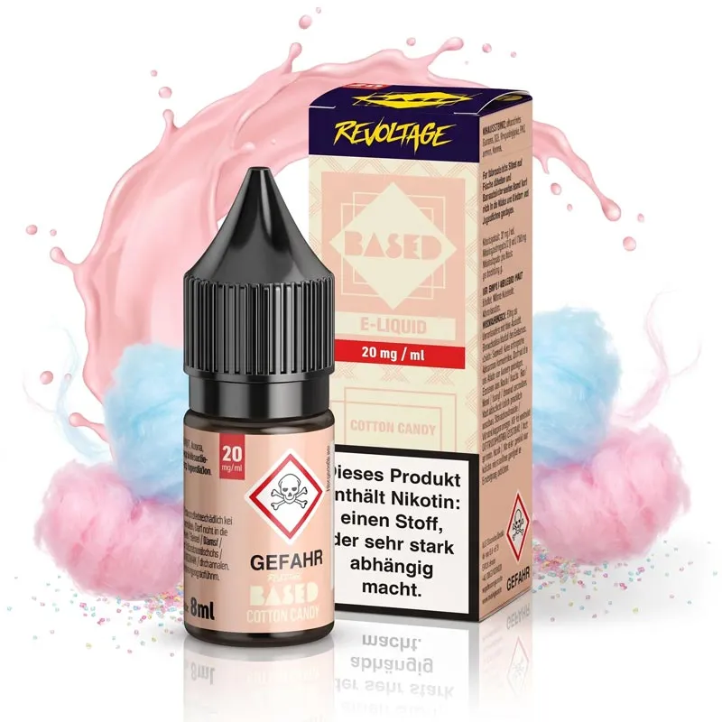 Revoltage BASED - Cotton Candy Nikotinsalz Liquid 8ml