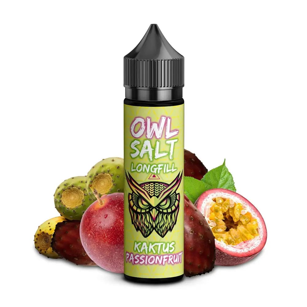 OWL SALT - Kaktus Passionfruit Longfill
