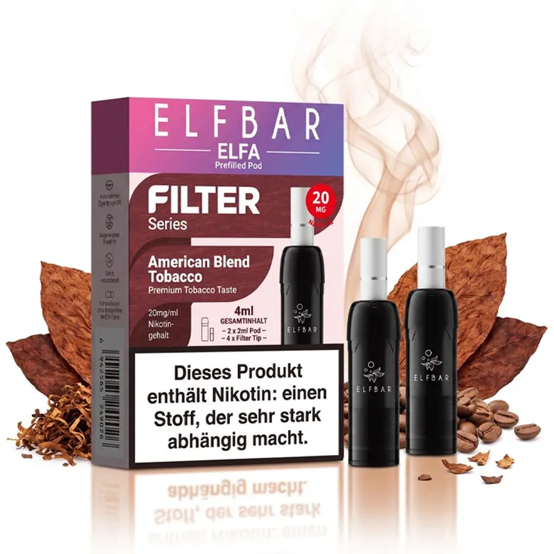 Elfbar ELFA Pod Filter Series - American Blend Tobacco