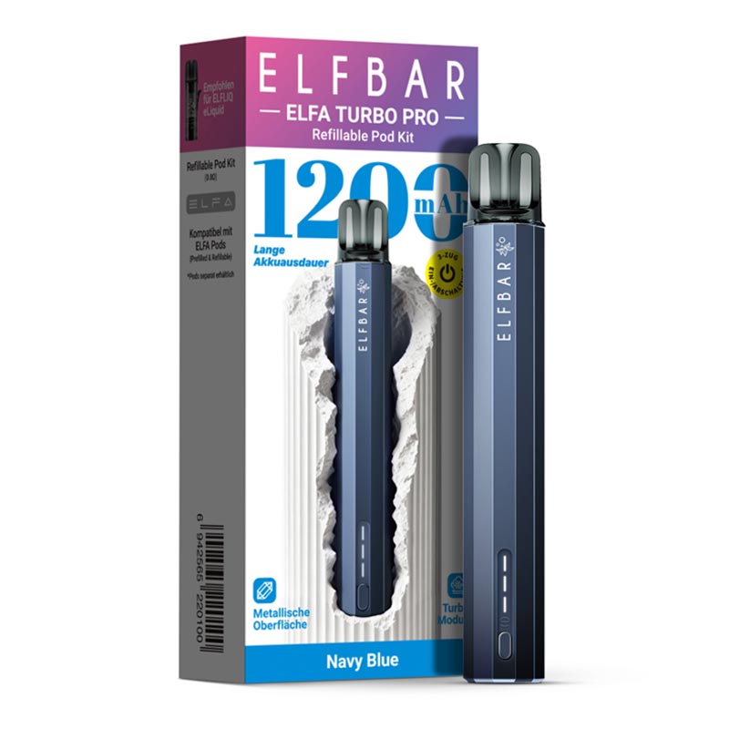 elfbar elfa turbo lädt nicht Pro Pod Kit Elfbar akku Elfbar ELFA Pods Cherry how many puffs in elfbar Farbe:Glacier blue