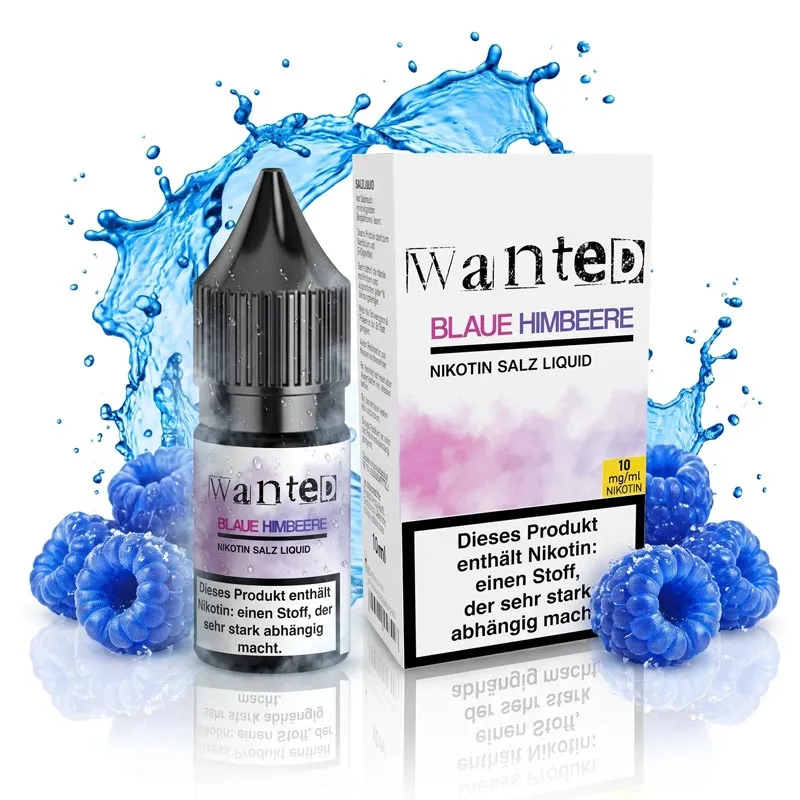 WANTED - Blaue Himbeere Nikotinsalz Liquid