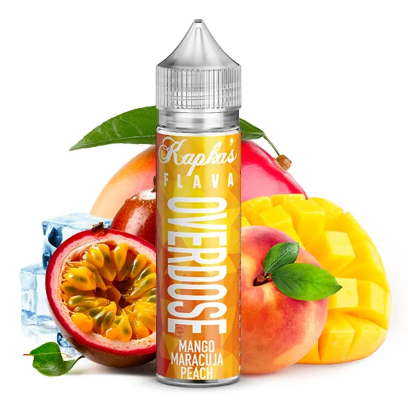 KAPKA'S FLAVA - OVERDOSE Mango Maracuja Peach Longfill Aroma