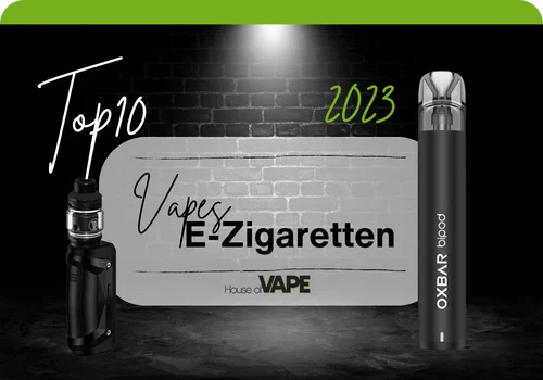 E-Zigaretten Vergleich 2023: Die 10 besten E-Zigaretten 2023