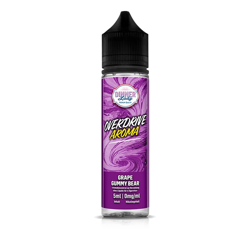 DINNER LADY Overdrive - Grape Gummy Bear Longfill Aroma