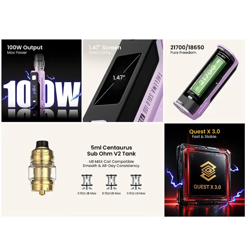 LOST VAPE - Thelema Solo 100 Pro Kit