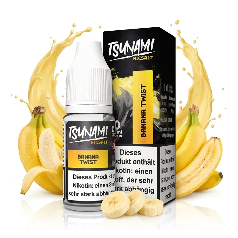 TSUNAMI - Banana Twist Nikotinsalz Liquid