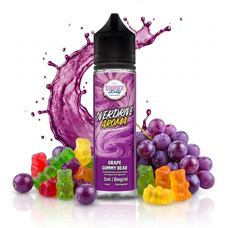 DINNER LADY Overdrive - Grape Gummy Bear Longfill Aroma