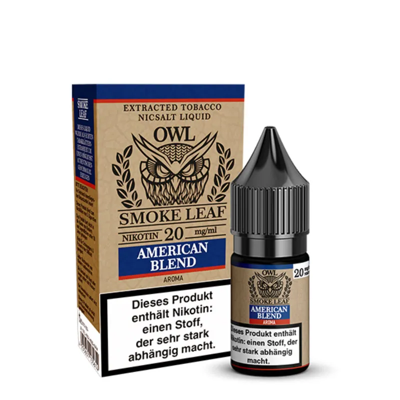 OWL SMOKE LEAF - American Blend Tobacco Nikotinsalz Liquid