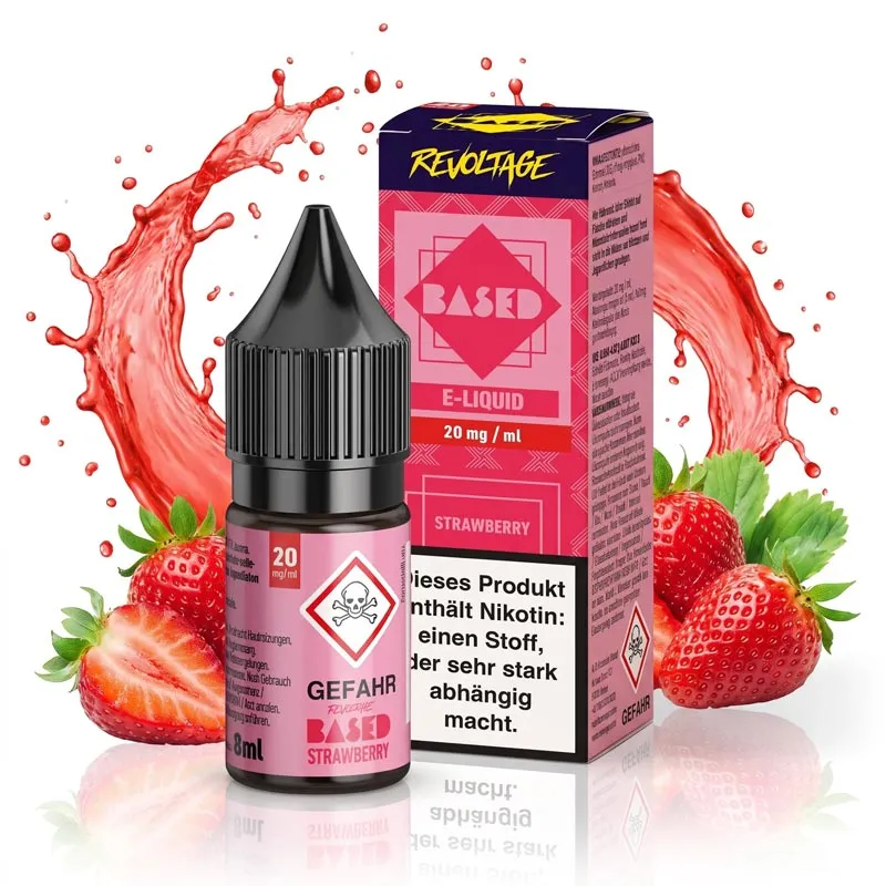 Revoltage BASED - Strawberry Nikotinsalz Liquid 8ml