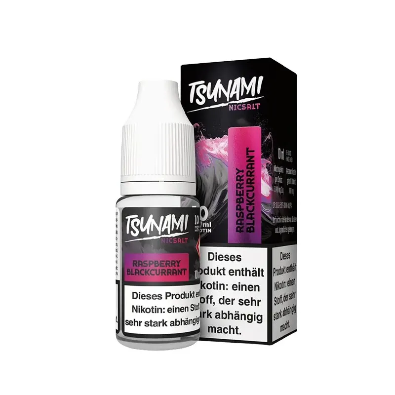 TSUNAMI - Raspberry Blackcurrant Nikotinsalz Liquid