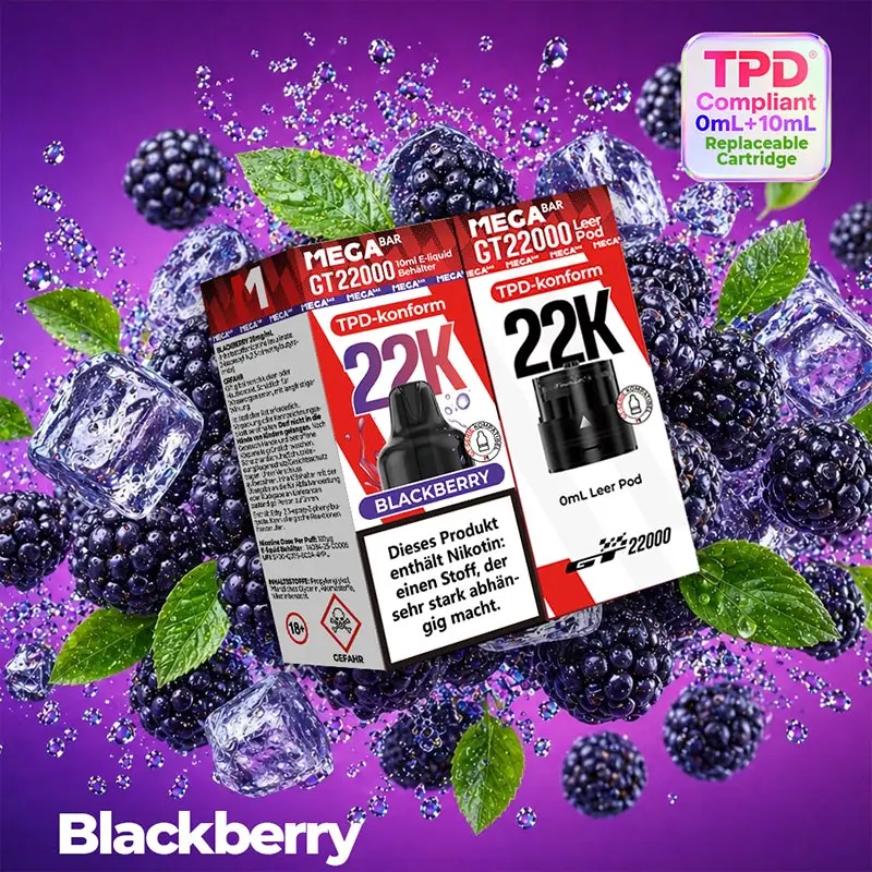 MEGABAR GT 22000 Pod - Blackberry