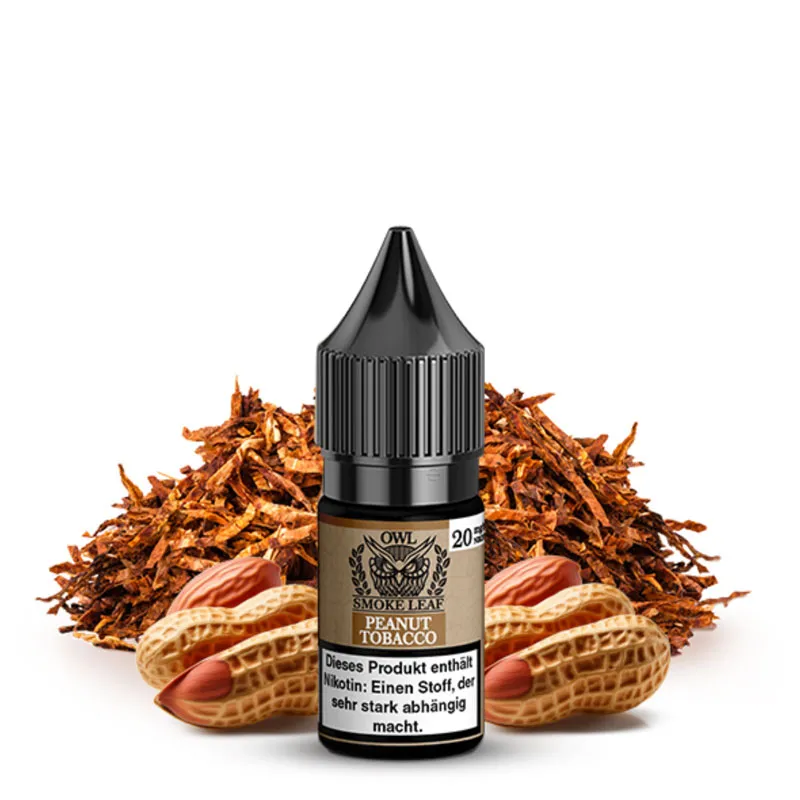OWL SMOKE LEAF - Peanut Tobacco Nikotinsalz Liquid