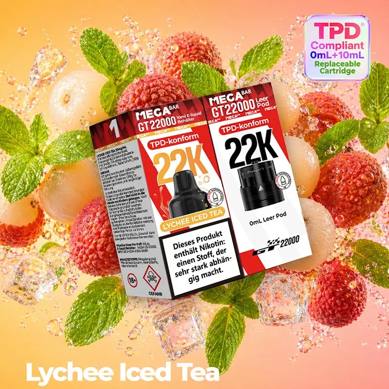 MEGABAR GT 22000 Pod - Lychee Ice Tea