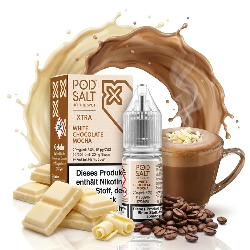 POD SALT XTRA - White Chocolate Mocha Nikotinsalz Liquid