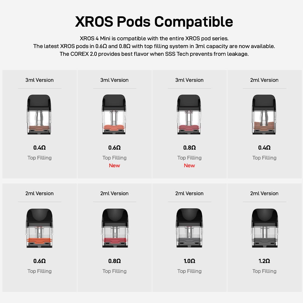 Mini Pod Tracker VAPORESSO - XROS 4 Mini Pod Kit | House of Vape