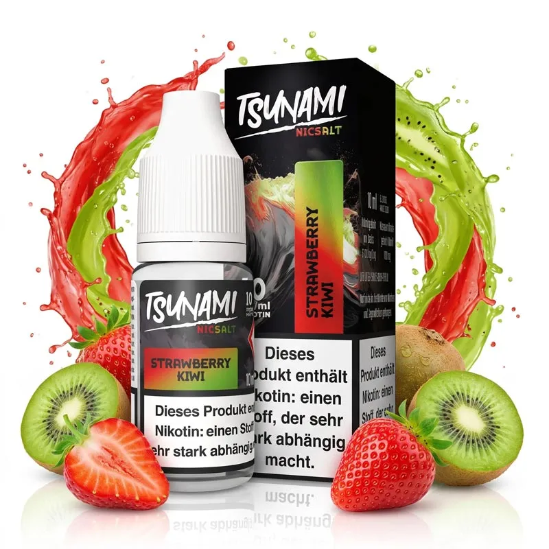 TSUNAMI - Strawberry Kiwi Nikotinsalz Liquid