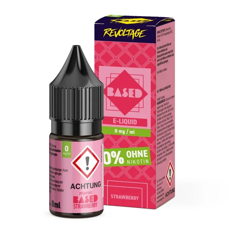 Revoltage BASED - Strawberry Nikotinsalz Liquid 8ml
