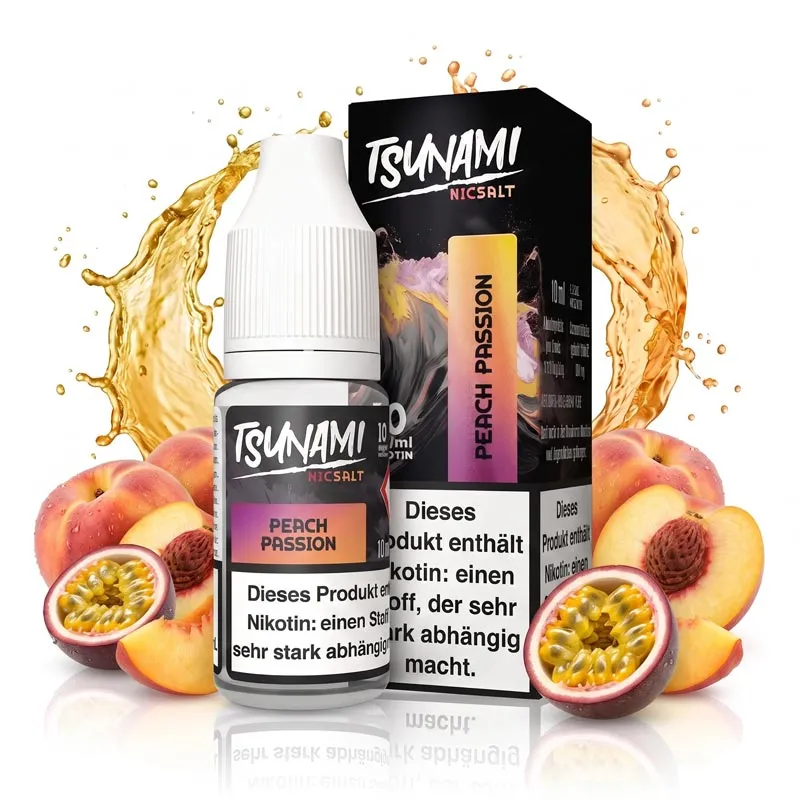 TSUNAMI - Peach Passion Nikotinsalz Liquid