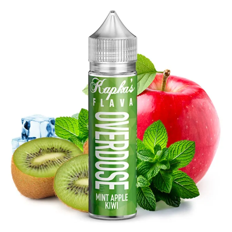KAPKA'S FLAVA - OVERDOSE Mint Apple Kiwi Longfill Aroma