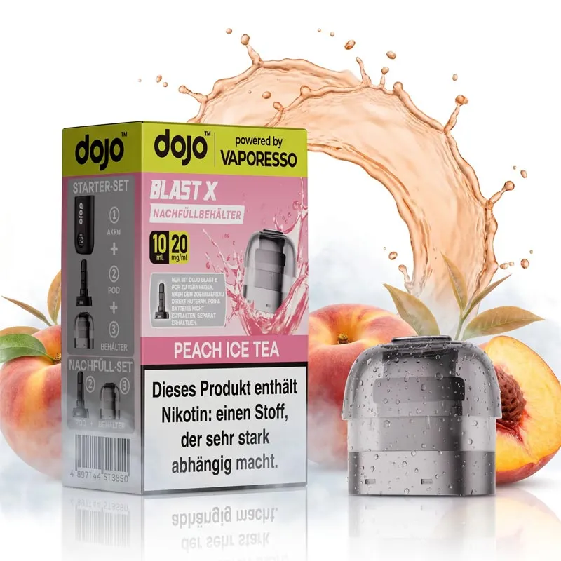 DOJO Blast X Refill Pod - Peach Ice Tea
