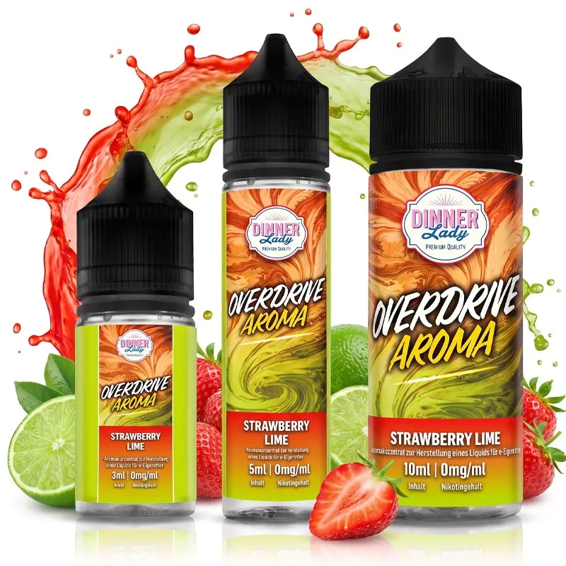 DINNER LADY Overdrive - Strawberry Lime Longfill Aroma