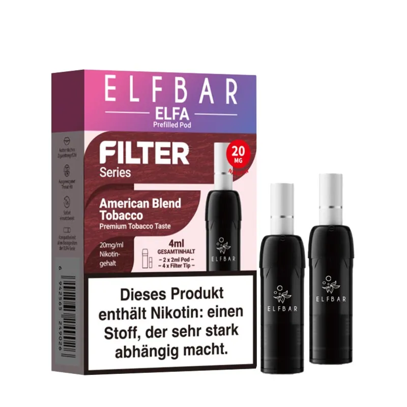 Elfbar ELFA Pod Filter Series - American Blend Tobacco