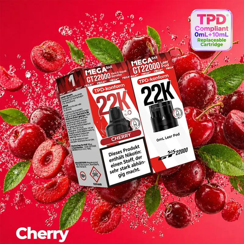 MEGABAR GT 22000 Pod - Cherry