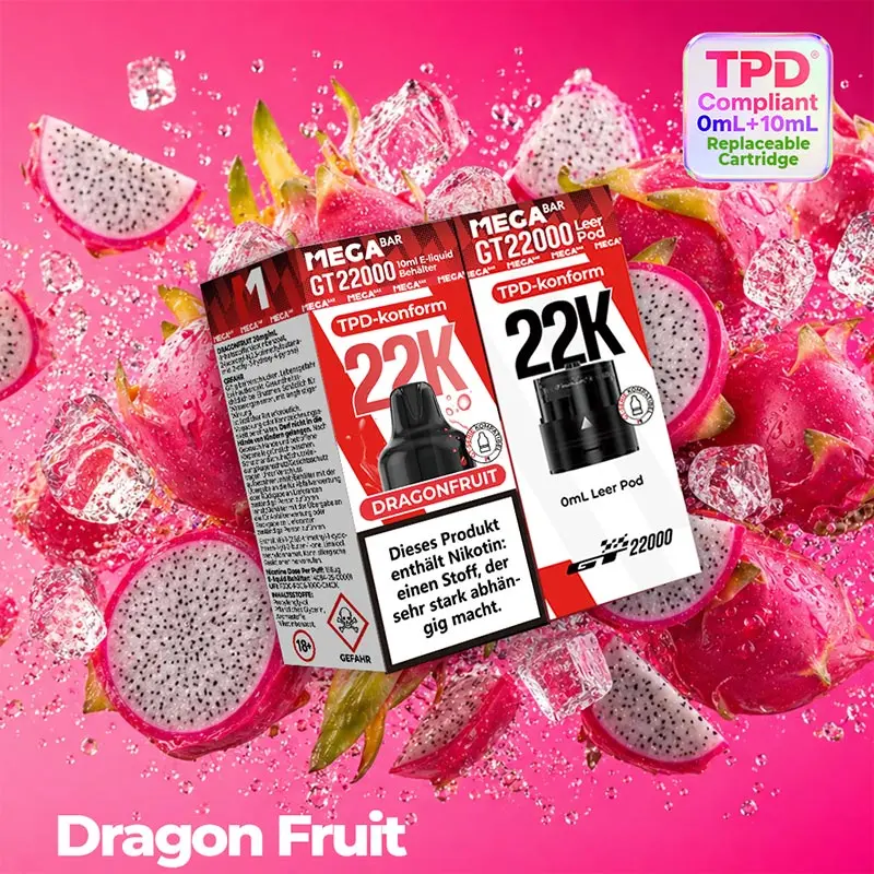 MEGABAR GT 22000 Pod - Dragonfruit