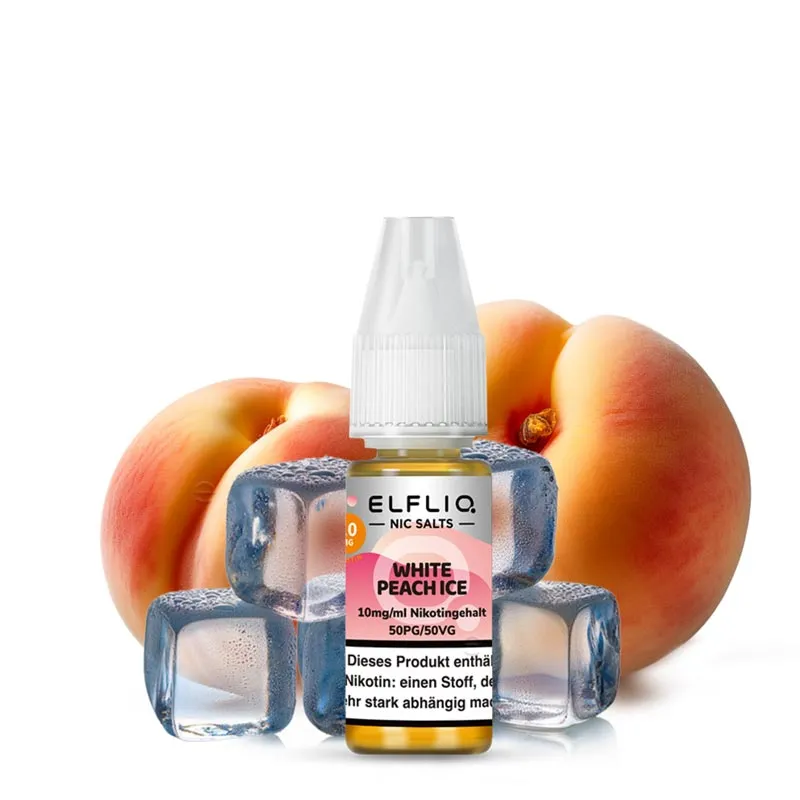 ELFLIQ Liquid - White Peach Ice Nikotinsalz