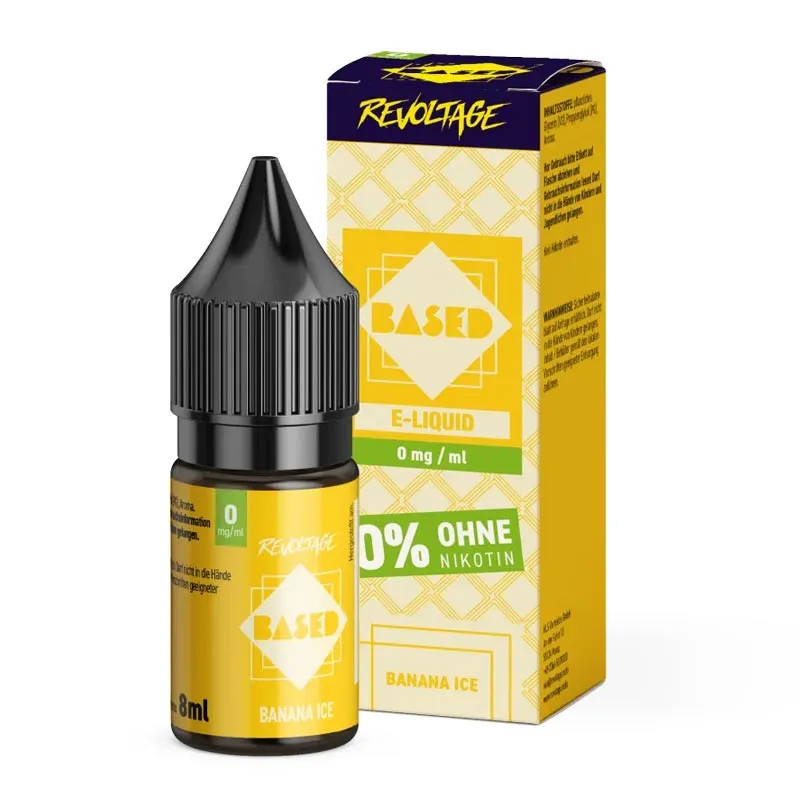Revoltage BASED - Banana Ice Nikotinsalz Liquid 8ml