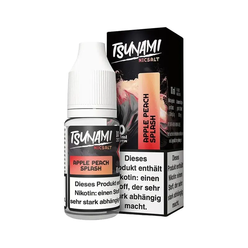 TSUNAMI - Apple Peach Splash Nikotinsalz Liquid