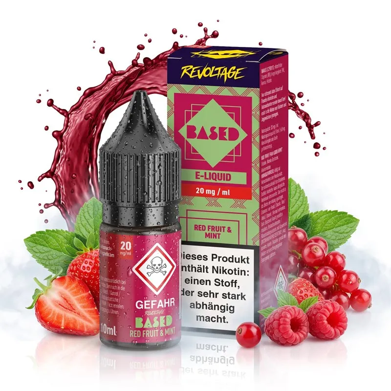 Revoltage BASED - Red Fruit Mint Nikotinsalz Liquid 8ml