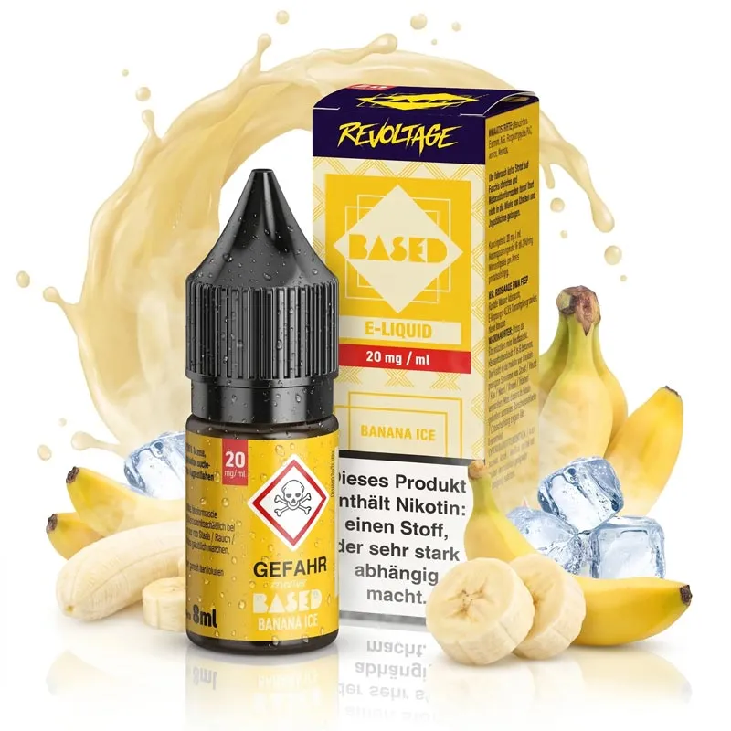 Revoltage BASED - Banana Ice Nikotinsalz Liquid 8ml