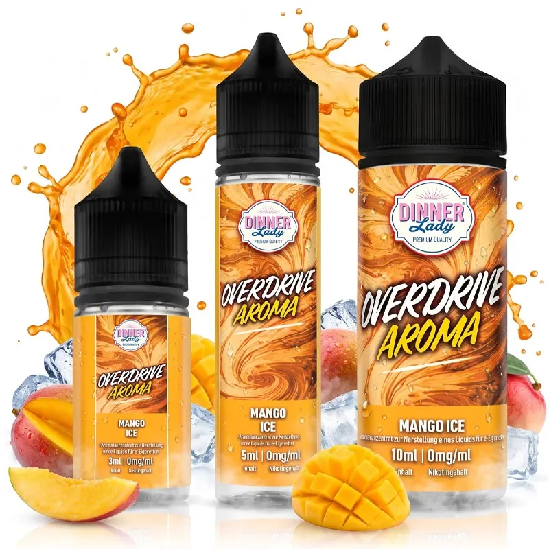 DINNER LADY Overdrive - Mango Ice Longfill Aroma