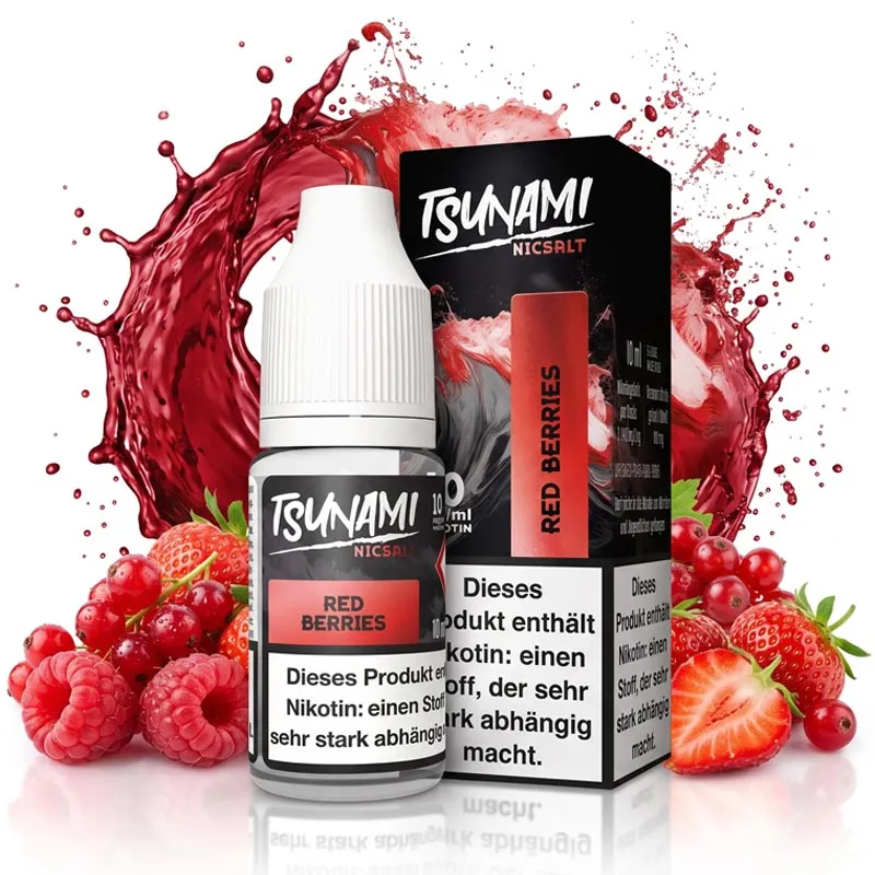 TSUNAMI - Red Berries Nikotinsalz Liquid