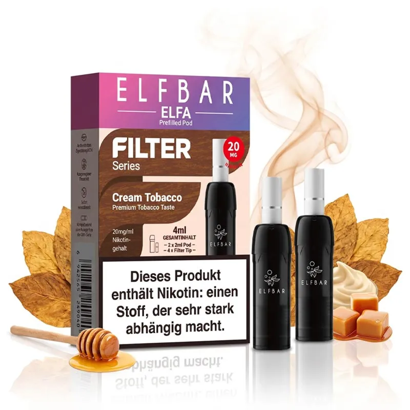 Elfbar ELFA Pod Filter Series - Cream Tobacco