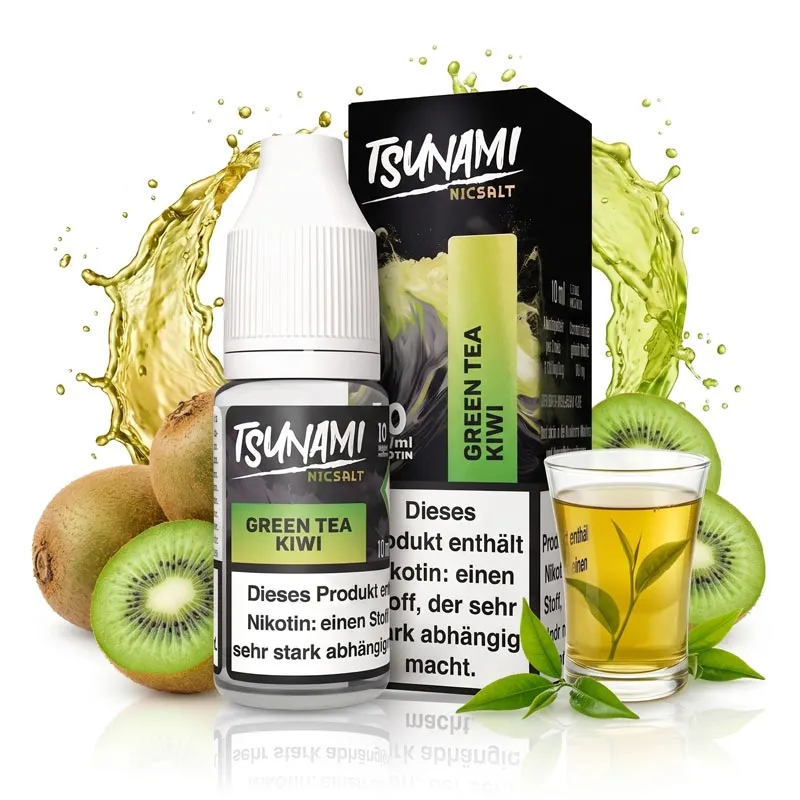 TSUNAMI - Green Tea Kiwi Nikotinsalz Liquid