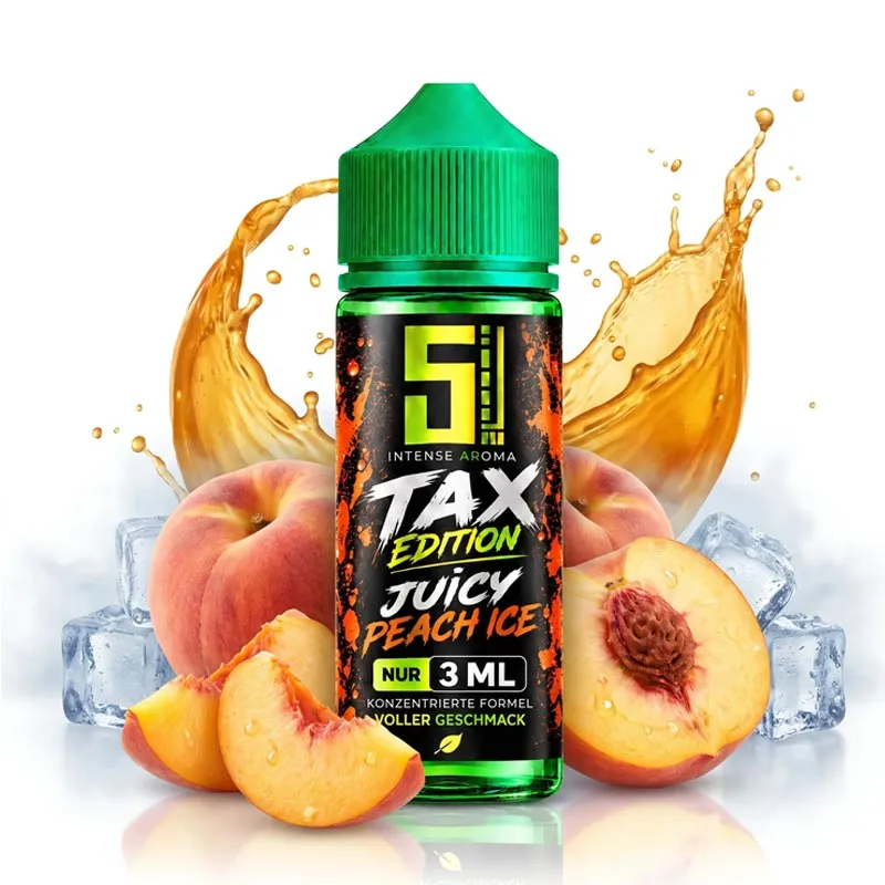 5 EL Tax Edition - Juicy Peach Ice Longfill Aroma