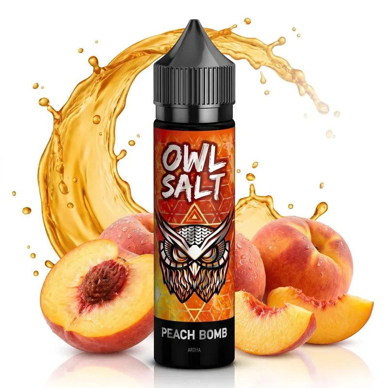 OWL SALT - Peach Bomb Longfill Aroma
