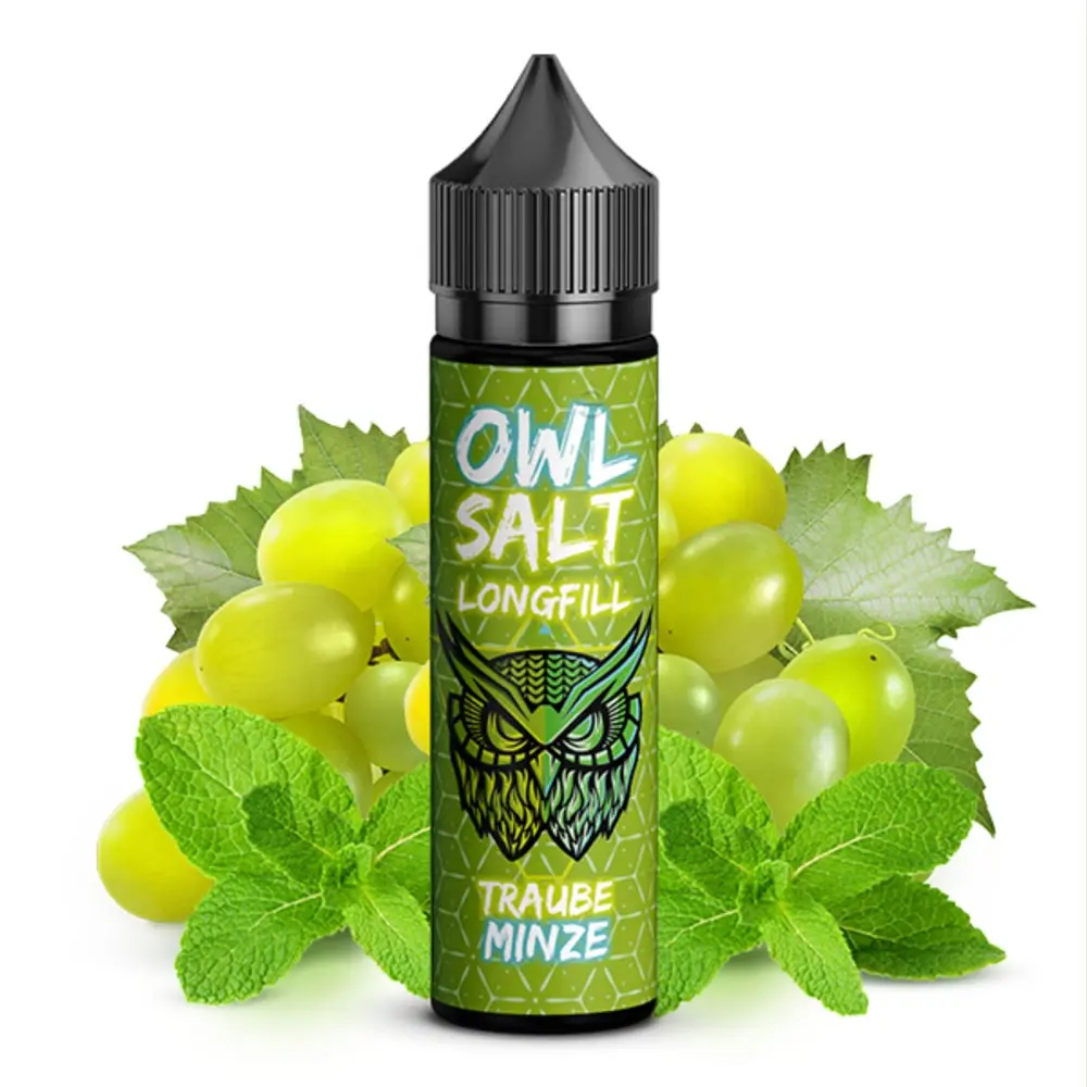 OWL SALT - Traube Minze Longfill