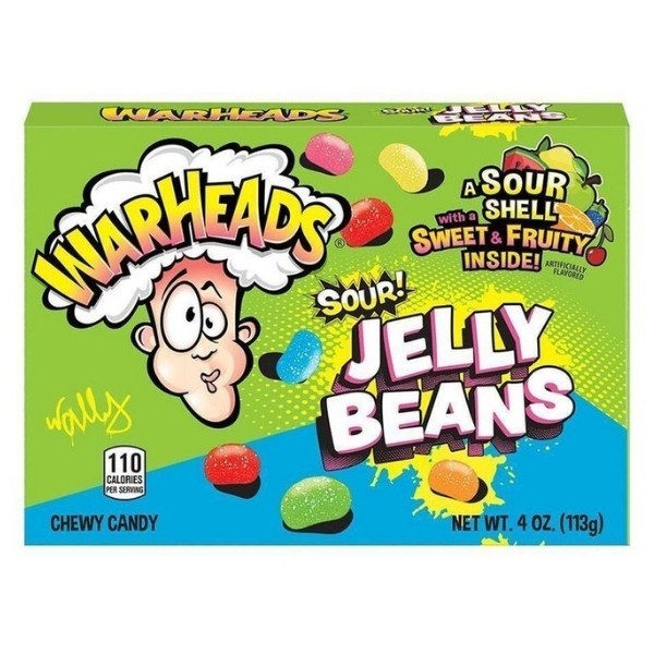 Warheads Sour Jelly Beans 113g Impact Confection ♥ Gelee Bohnen ✔ in 6 säuerlich fruchtigen im Geschmacksrichtungen ✔ Günstig bestellen ✔ Schneller Versand ✔ House of Vape ♥