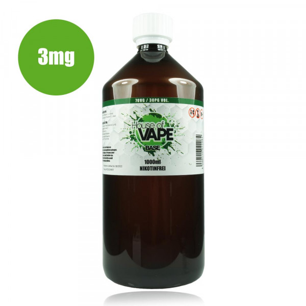 3mg 1000ml-Flasche 70/30 Nikotinbase