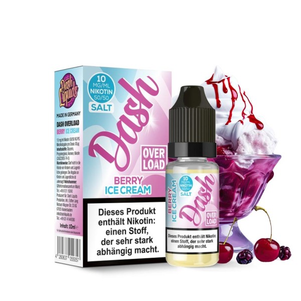 DASH OVERLOAD - Berry Ice Cream Nikotinsalz