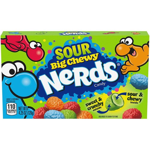 Nerds - Big Chewy Sour Candy Video Box 120g