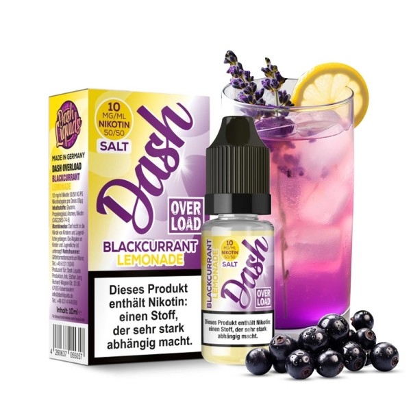 DASH OVERLOAD - Blackcurrant Lemonade Nikotinsalz