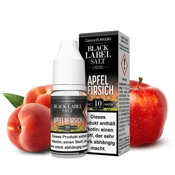 BLACK LABEL - Apfel Pfirsich Nikotinsalz