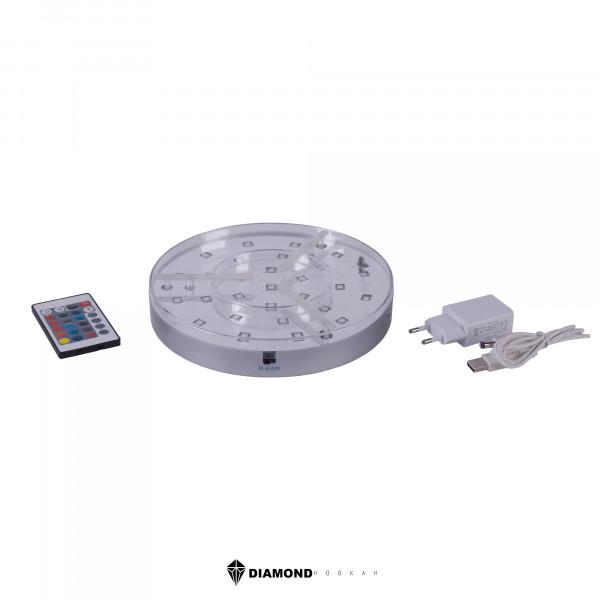 Diamond Hookah LED Shisha Untersetzer Groß | Premiumqualität | Einfacher Gebrauch | Schneller Versand
